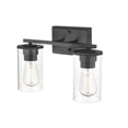 thumbnail image 3 of Millennium Lighting Verlana Metal 2 Light Bathroom Vanity Light- Matte Black, 3 of 7