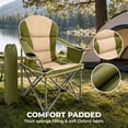 thumbnail image 4 of Alvantor Oversized Folding Camping Chair, Heavy Duty Outdoor Chair with Cup Holder Storage and Cooler Bag, 500 LBS, Portable for Outdoor Beach Picnic, 4 of 7