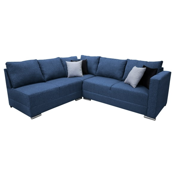 Sala esquinera EL BAZAR STORE Tempo 215x255 cm Lino Azul marino