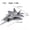 F22, variant on DIY Creative Military Building Blocks SU-57 Heavy Stealth Fighter F-22 F14 B-2 Bomber Airplane Model Toys Boys Christmas Gifts