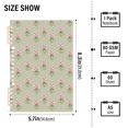 thumbnail image 2 of FORMRS 1-Subject Spiral Notebook 8" x 5" College Ruled 60 Refillable Sheet A5 Hard Cover, Green Wildflowers Pattern, 2 of 7