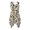 Camouflage Leopard Print, variant on Ladies Irregular Hem Casual Dress, Cartoon Magic Dinosaur Pattern Side Pockets Sleeveless Sundress, Tank Round Neck Summer Sleeveless Dress for Party