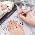 thumbnail image 4 of 10Pcs Empty Tube Pens Floating DIY Pens Creative Empty Pen Gold Cap for DIY Glitter Epoxy Resin Crystal Pen 5 Colors, 4 of 5