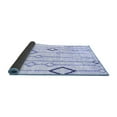 thumbnail image 2 of Ahgly Company Indoor Square Solid Blue Modern Area Rugs, 8' Square, 2 of 4
