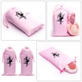 thumbnail image 2 of 2Pcs Dance Shoe Bags Drawstring Ballet Shoes Bag Portable Dance Shoe Storage Bag, 2 of 8