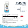 thumbnail image 2 of S.O.D. 3000 | Superoxide Dismutase and Catalase | Antioxidant Activity | Enteric Coated for Maximum Assimilation | Lab Verified | 100 Tablets, 2 of 6