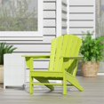 thumbnail image 2 of Chaise Adirondack Classique d'Extérieur Vert Lime, 2 of 7