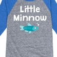 thumbnail image 3 of Instant Message - Little Minnow - Toddler & Youth Raglan Graphic T-Shirt, 3 of 5