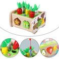 thumbnail image 2 of Juego de casa de madera Montessori Juguete de aprendizaje Desarrollar habilidades motoras finas para niños pequeños, 2 of 8