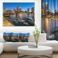 thumbnail image 1 of Design Art - Boston Skyline at Dusk, 1 of 3