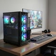 thumbnail image 4 of STGAubron Gaming Desktop PC, Intel Core i7 up to 3.9GHz, 32G RAM, 1TB SSD, GeForce GTX 1660 Super 6G, WiFi, BT 5.0, RGB Fan x4, Windows 11 Home, 4 of 5