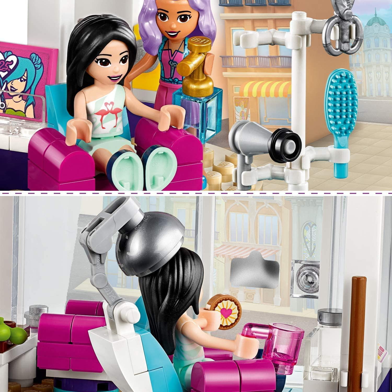LEGO Friends Heartlake City Play Hair Salon Fun Toy 41391 Building Kit Featuring Friends Character Emma 235 Pieces