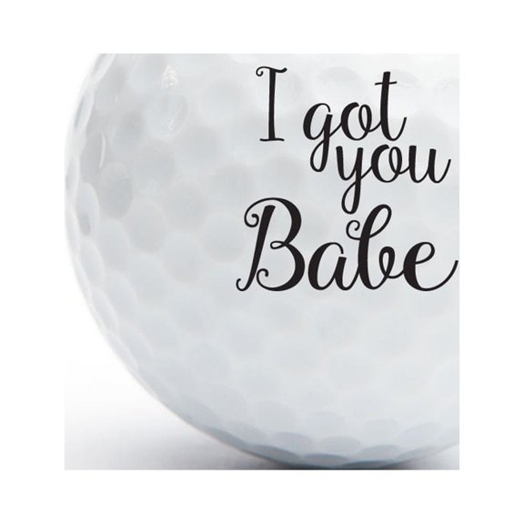 I Got You Babe Golf Balls, Set of 18