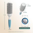 thumbnail image 2 of Professional Round Brush for Blow Drying - Small Ceramic Ionic Thermal Barrel Brush for Sleek, Precise Heat Styling and Salon Blowout - Lightweight Round Hair Brush (Barrel 1.3 inch, Bristle 2 Inch), 2 of 9