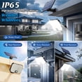 thumbnail image 4 of Luces solares para exteriores con sensor de movimiento Bairth IP65 a prueba de agua, 4 of 7