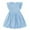 Blue 2, variant on Little Girls Cotton Princess Dresses Kids Baby Printed Sleeveless Skirt Dress for 6m-6 Years Toddler Summer A-Line Party Gown