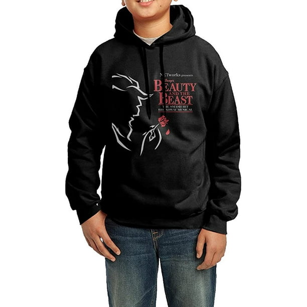 Youth Fashion Beauty And The Beast Touring Logo Hooded Sweatshirt 