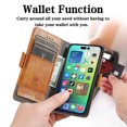 thumbnail image 2 of for Google Pixel 9/Pixel 9 Pro Leather Phone Case Wallet Folio Flip Cover Casual Business, [RFID Blocking] Multi Hidden Anti-theft Card Holder Cash Slot, Side Magnetic Buckle, Stand Support, 2 of 7