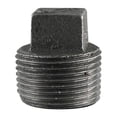 thumbnail image 1 of Bouchons de Tête Carrés Noirs 1.25 Po, 1 of 1