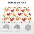 thumbnail image 4 of Kdxio Flower Chicken for Dish Drying Mat,24*18 inch Absorbent Dish Drainer Kitchen Counter,Large Size Dish Drying Pad for Countertops,Draining Racks, 4 of 9
