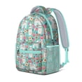 thumbnail image 2 of Bichon Dog Blue Florals Backpack for School,Cute School Bag,Schoolbag with Adjustable Shoulder Straps & Padded Back,15.3"x11"x6.7", 2 of 6