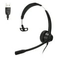 thumbnail image 1 of Traffic Headset, Noise Reduction Single Sided Ear Headphone Flexible  For Call Center, 1 of 8