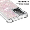thumbnail image 4 of Case for Samsung Galaxy A52 Bumper Cover Sparkly Glitter Bling Flowing Liquid, 4 of 5