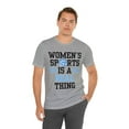 thumbnail image 4 of DJH Apparel | Women's Sports Is A Real Thing Volleyball Unisex Tshirt, 4 of 7