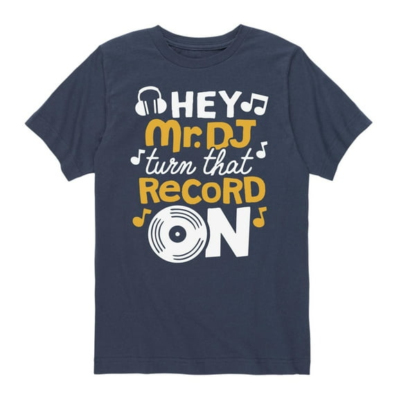 Instant Message - Hey Mr Dj Turn My Record On - Youth Short Sleeve Tee