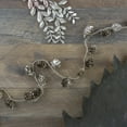 thumbnail image 2 of Northlight 59" Gold and Brown Glittered Pine Cone Artificial Christmas Garland - Unlit, 2 of 2