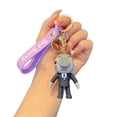thumbnail image 1 of Skibidi Toilet Keychain Soft Rubber Keyring Figure Pendant Decoration For Car Key Backpack, 1 of 8