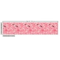 thumbnail image 3 of Flamingo Fabric by the Yard, Exotic Birds Feathers Summer Foliage Theme in Tropical Vibes Print, Decorative Upholstery Fabric for Chairs & Home Accents, Pale Pink Beige and Grey by Ambesonne, 3 of 5