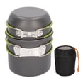 thumbnail image 2 of Camping Pot, Anti Scald Food Grade Wear  Camping Cooking Pots Foldable Handle  for Picnic for Travel for Camping, 2 of 8