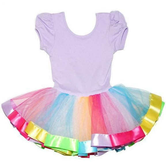 Wenchoice Lavender & Blue Tutu Dress - Girls Xl(7-8Y)