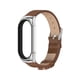 thumbnail image 1 of Correa Para Xiaomi Mi Band 8/9/10 Piel Y Acero Inox +1 Mica, 1 of 5