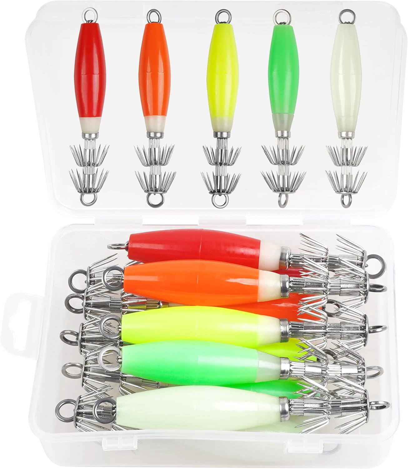 Shaddock Fishing Large Luminous Squid Jig – 650g Deep Sea Lure For Big Squid, Green - View #2