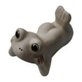 thumbnail image 3 of AMLESO Ceramic Frog Tea Pet Figurine Miniatures Kung Fu Tea Pet Model for, 3 of 8