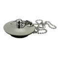 thumbnail image 1 of Practical Sink Drain Stoppers with 50cm Metal Chain Universal Sink stoppers with 50cm Steel Chain for Secure Sealing, 1 of 4