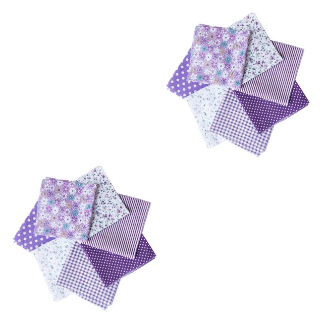 Monstrate 7 unids/set 50x50cm 25x25cm impreso algodón tela cuadrados paquete acolchado Scrapbooking costura artesanía DIY tela gris Type3 NO3 Monstrate CBP115802