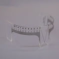 thumbnail image 4 of Ruanlalo Reusable Eyebrow Stencil Makeup Microblading Measure Symmetrical Tattoo Ruler 1#, 4 of 6