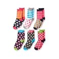 thumbnail image 1 of Jefferies Socks Little Girls Dots/Hearts/Stripes Fashion Crew, 1 of 2