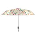 thumbnail image 2 of Colorful Music Compact Sun Umbrella Windproof Travel Umbrellas for Rain Strong Portable UV Protection, 2 of 8