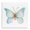 Blue Butterfly Watercolor_v1, variant on Stupell Industries Moth & White Flowers Animals & Insects Painting Gallery Wrapped Canvas Art Print Wall Art, 17 x 17