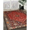 thumbnail image 2 of Ahgly Company Indoor Square Traditional Dark Gold Brown Persian Area Rugs, 5' Square, 2 of 6