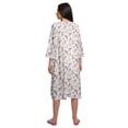thumbnail image 4 of Moomaya Printed WoMen's Cotton Nursing Nightwear Nightdress For Ladies, 4 of 6