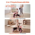thumbnail image 2 of KFFKFF Toddler Tricycle & Stroller for Ages 18 Months to 5 Years, Kids Trike with Push Handle, Adjustable Seat & Storage, Outdoor Play Tricycle, Gift for Boys and Girls, 2 of 9