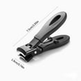 thumbnail image 3 of Nail Stainless Steel Wide Jaw Opening Clipper for Toenails and Fingernails Large Angled Head Trimmers Ideal for Seniors with Thick Nails, 3 of 6