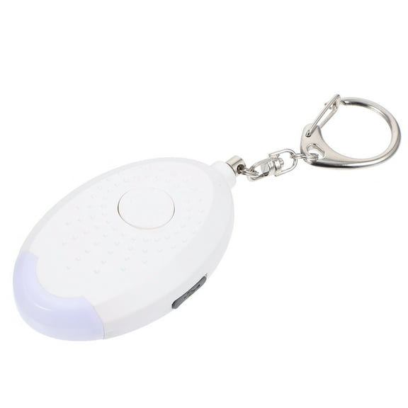 SOPOTUTU Emergency Safety Alarm for Women with Bright LED Light, Portable Personal Security Alarm, White Plastic, 1 Piece