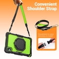 thumbnail image 4 of for Lenovo Idea Tab/ Tab K11 Gen 2 Case 11 2025, 360 Rotating Shockproof Cover with Stand, Handle, Shoulder Strap (TB336FU/TB330FU), Lime Panel, 4 of 7