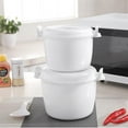 thumbnail image 4 of PENGXIANG Microwave Oven Rice Cooker Food Steamer Pot Cooking Utensil Insulation Lunch Box, 4 of 6